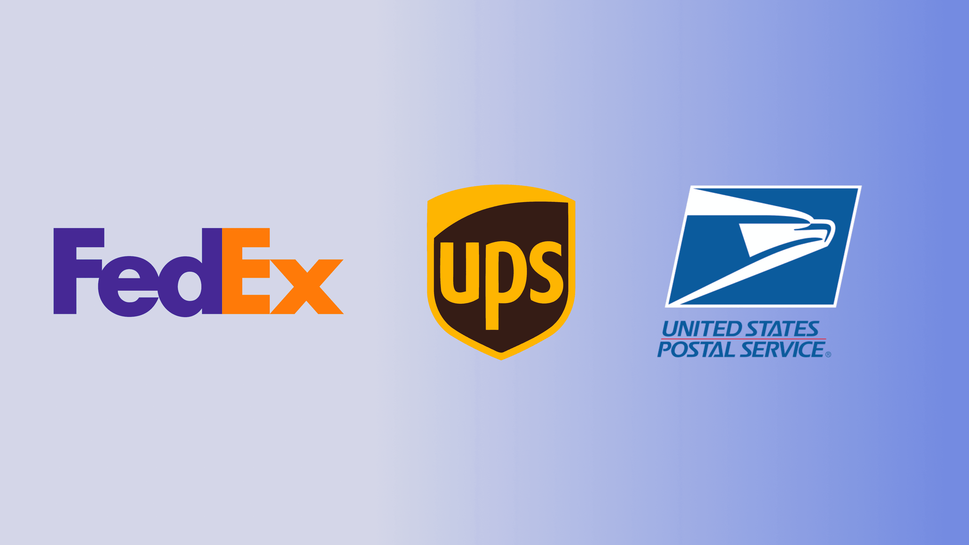 ups fedex usps logo